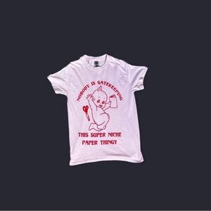 ZINE Pink Graphic T-Shirt